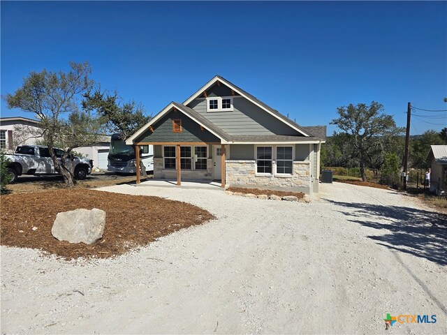 view of front of home