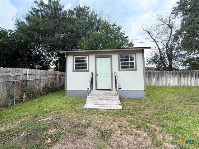 1901 Muir Dr, Killeen, TX 76543 - view of shed featuring a fenced backyard