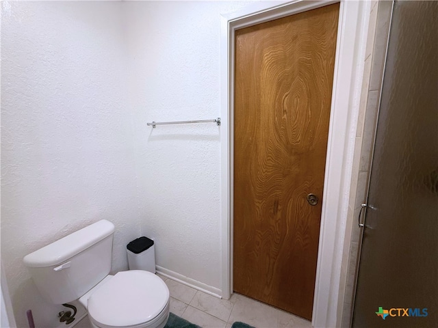 1901 Muir Dr, Killeen, TX 76543 - bathroom with tile patterned flooring and an enclosed shower