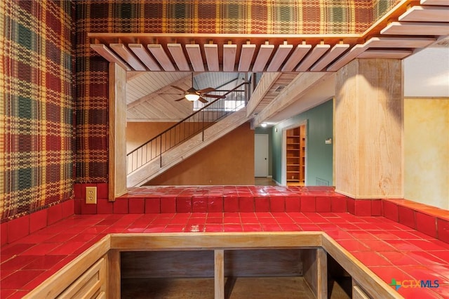 2820 Aurora, Horseshoe Bay, TX 78657 - interior space featuring ceiling fan