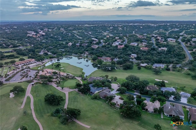 2820 Aurora, Horseshoe Bay, TX 78657 - view of property location with a large body of water, a golf club, and nearby suburban area