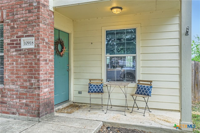 view of entrance to property