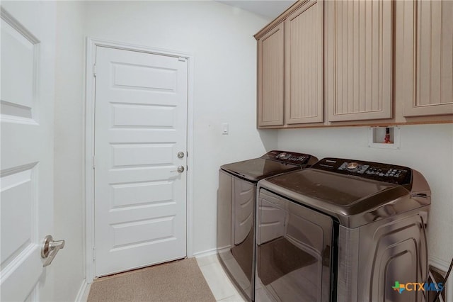 4648 Padula Dr, Round Rock, TX 78665 - washroom with cabinet space and washing machine and dryer