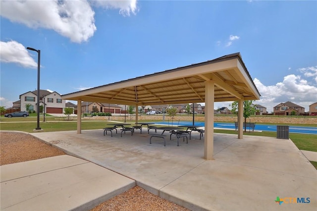 4648 Padula Dr, Round Rock, TX 78665 - view of property's community featuring a gazebo, a yard, and a residential view