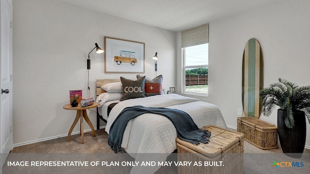 1000 Village Run, Seguin, TX 78155 - carpeted bedroom featuring baseboards