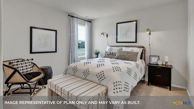 1000 Village Run, Seguin, TX 78155 - bedroom with baseboards and carpet