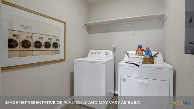 1000 Village Run, Seguin, TX 78155 - washroom featuring separate washer and dryer