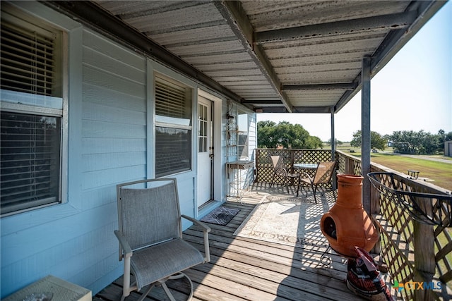 view of deck