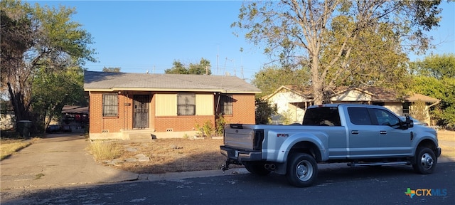 view of ranch-style home