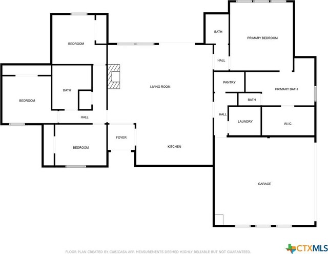 644 Creekside Dr, Belton, TX 76513 - floor plan / room layout
