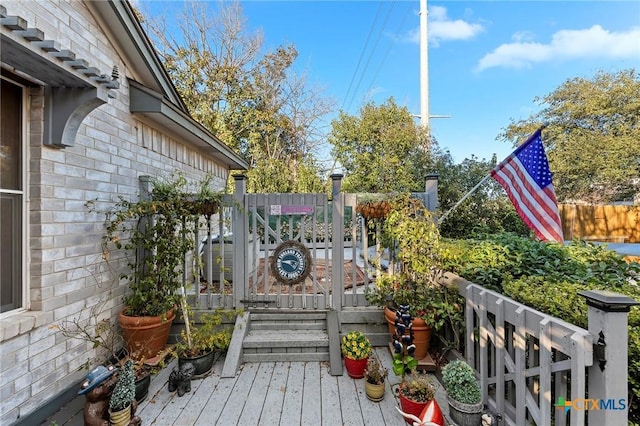 view of deck