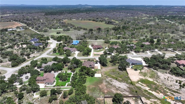 aerial view of property's location