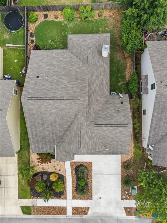 834 Wall St, New Braunfels, TX 78130 - aerial view of property and surrounding area