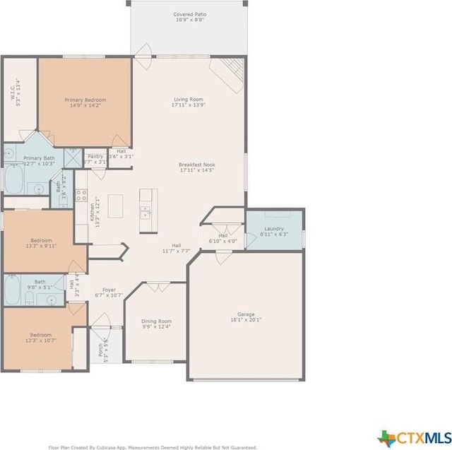 834 Wall St, New Braunfels, TX 78130 - property floor plan