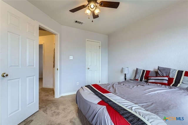 4201 Breckenridge Dr, Killeen, TX 76542 - carpeted bedroom featuring baseboards and ceiling fan
