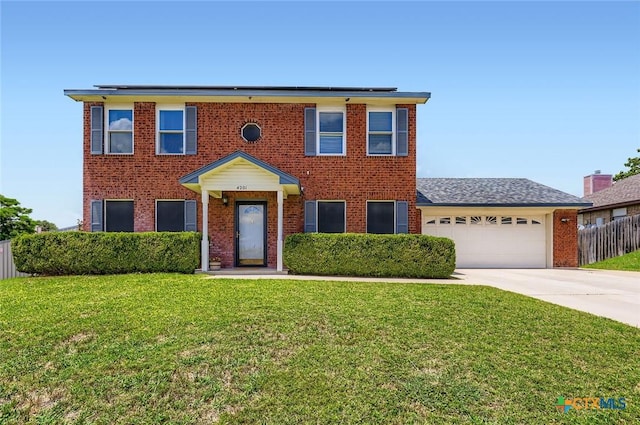 4201 Breckenridge Dr, Killeen, TX 76542 - view of front of property featuring a garage, driveway, and brick siding