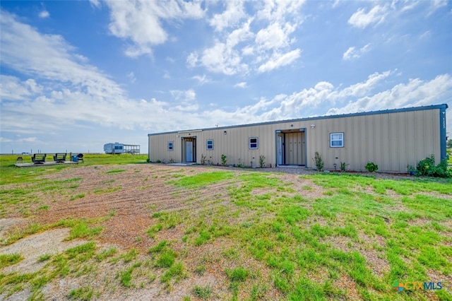 view of back of property