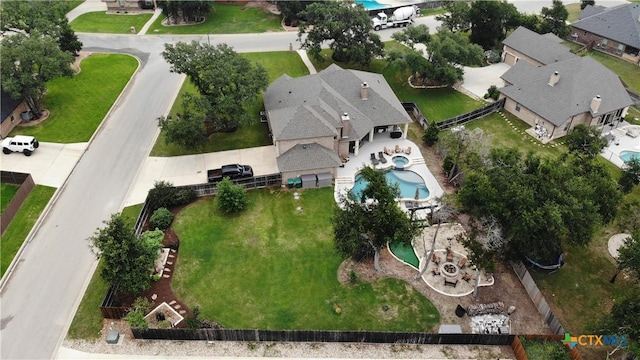 6 Salta Ct, Belton, TX 76513 - aerial view of property and surrounding area with a pool area and nearby suburban area