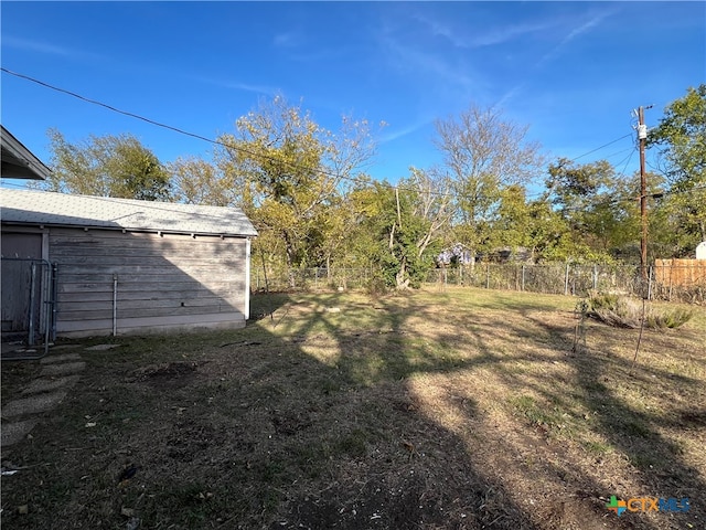 view of yard