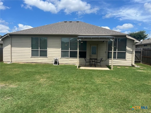 1205 Abbey Rdg, Temple, TX 76504 - back of house with a patio and a shingled roof
