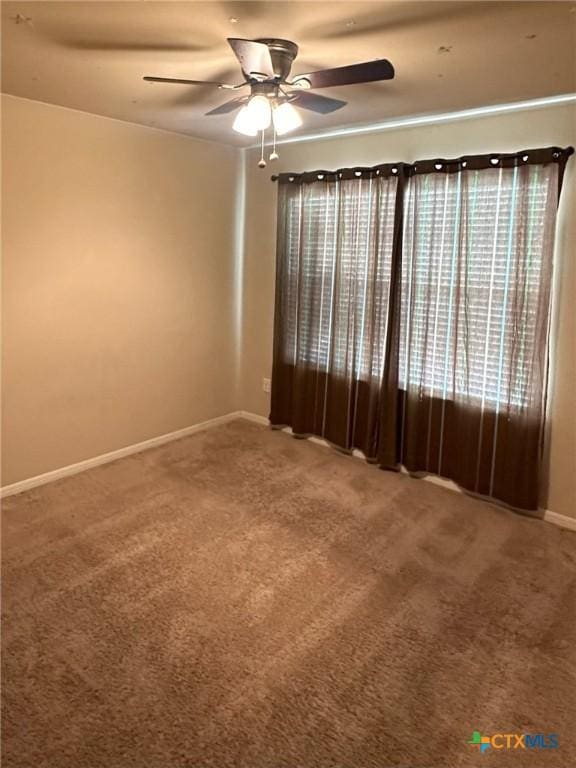 1205 Abbey Rdg, Temple, TX 76504 - unfurnished room featuring carpet flooring and a ceiling fan