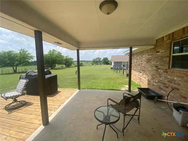 view of patio / terrace with grilling area