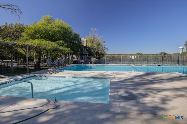 view of pool