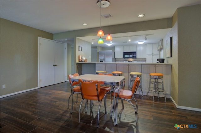 view of dining area