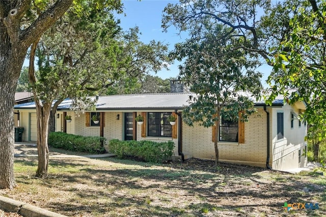 view of ranch-style home