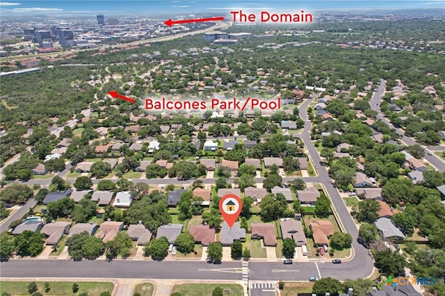 12219 Mosley Ln, Austin, TX 78727 - drone / aerial view
