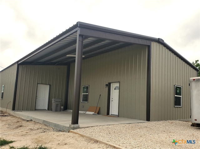 view of outbuilding