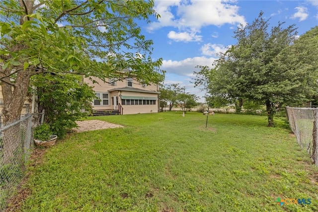 9 S Milam St, Rogers, TX 76569 - view of yard featuring fence
