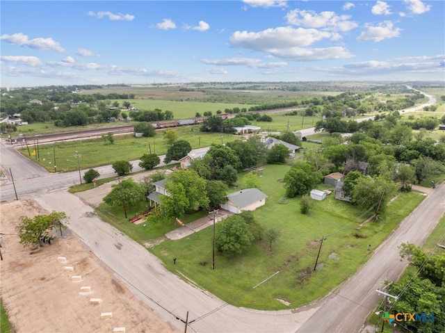 9 S Milam St, Rogers, TX 76569 - drone / aerial view featuring a rural view