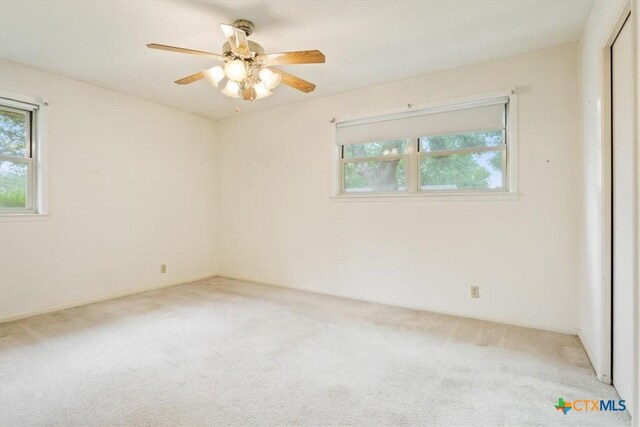 4412 Briar Cliff Rd, Temple, TX 76502 - carpeted spare room featuring a ceiling fan