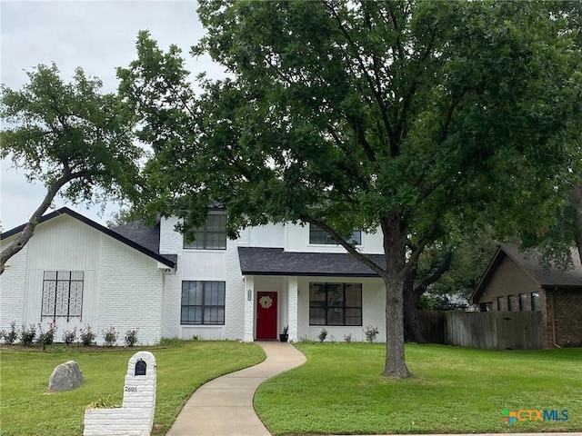 2605 Canyon Creek Dr, Temple, TX 76502 - view of front of home with brick siding and a shingled roof