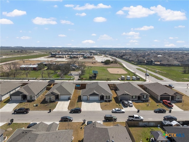 birds eye view of property featuring a residential view