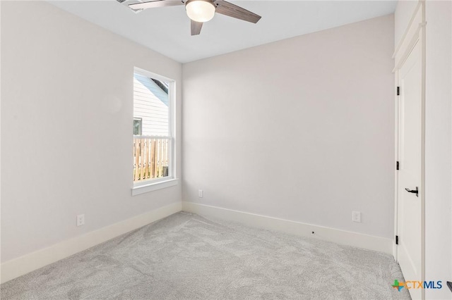 505 E Convent St, Victoria, TX 77901 - carpeted empty room with a ceiling fan and baseboards