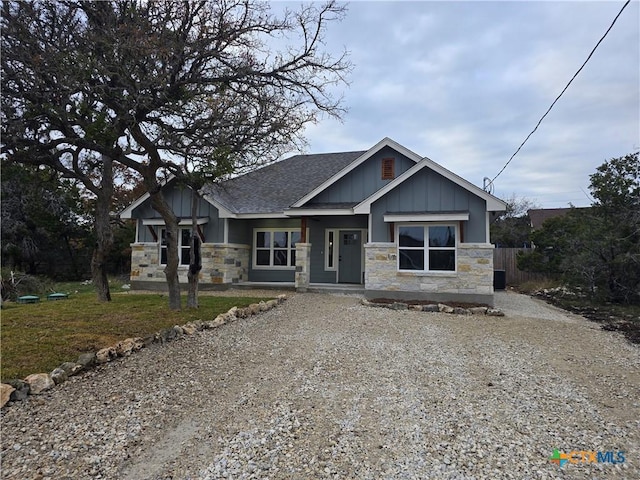 view of craftsman inspired home