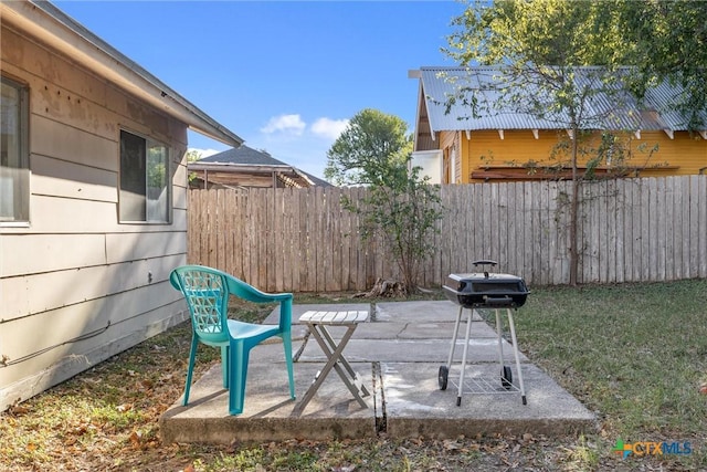 view of patio / terrace with grilling area