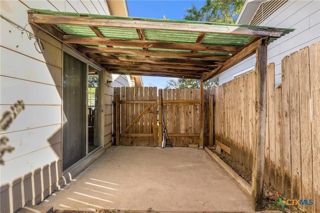 view of patio