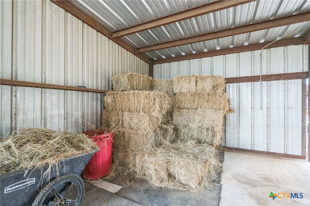 view of stable