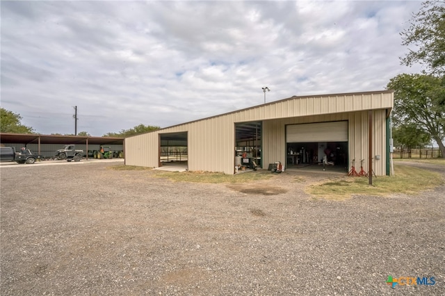 view of outbuilding