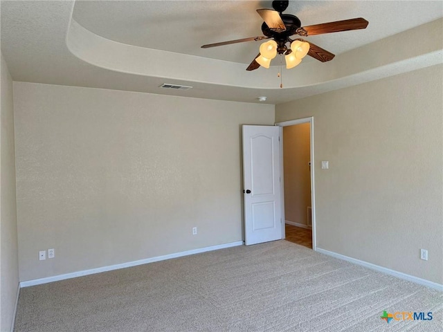 3508 Lucas St, Copperas Cove, TX 76522 - spare room with a ceiling fan, carpet flooring, and baseboards