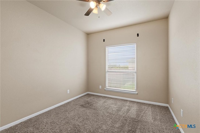 2226 Hayes St, Temple, TX 76502 - carpeted empty room featuring ceiling fan and healthy amount of natural light