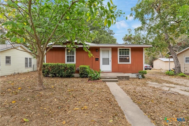 view of bungalow-style house