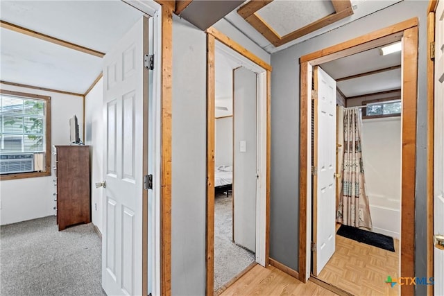 hall with cooling unit