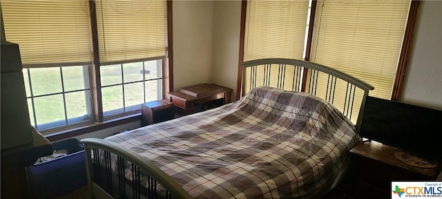 bedroom featuring multiple windows