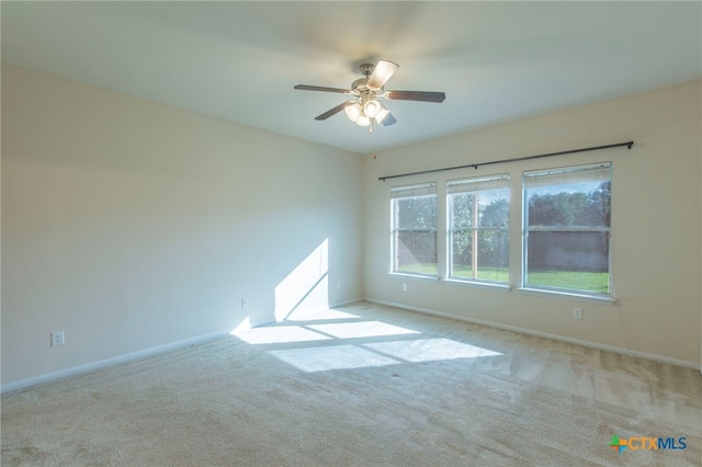 612 Weeping Willow Dr, Temple, TX 76502 - empty room with carpet and ceiling fan