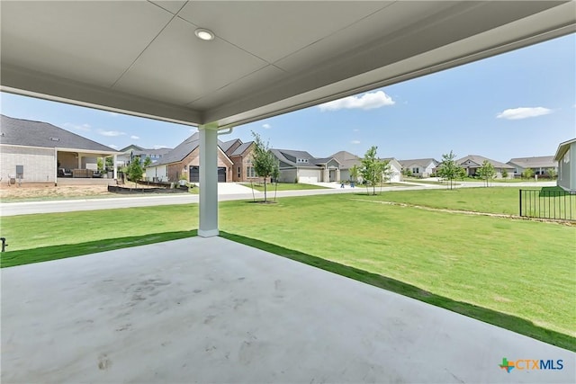 264 Sweeping Sage Ln, San Marcos, TX 78666 - view of patio with a residential view