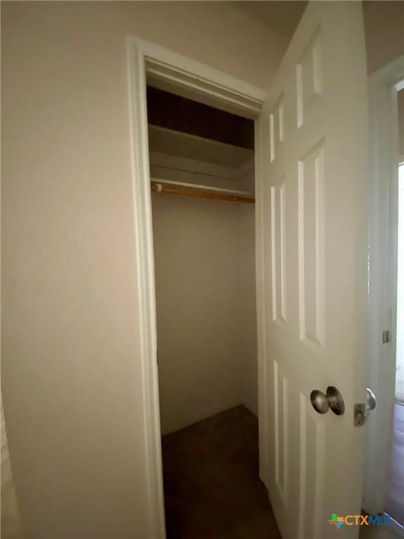 view of closet